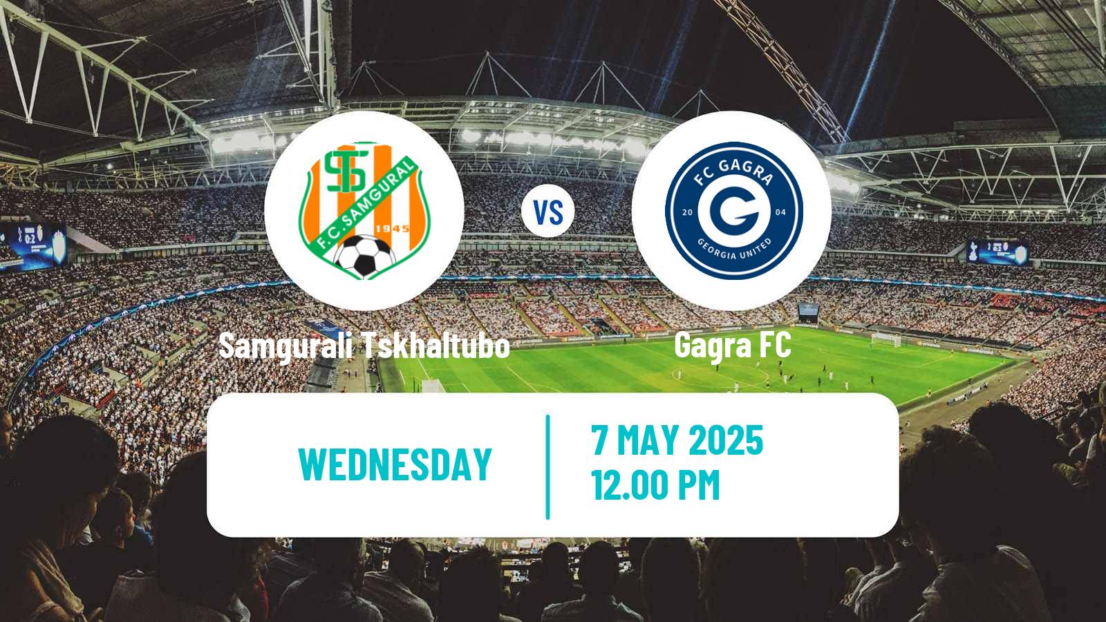 Soccer Georgian Erovnuli Liga Samgurali Tskhaltubo - Gagra