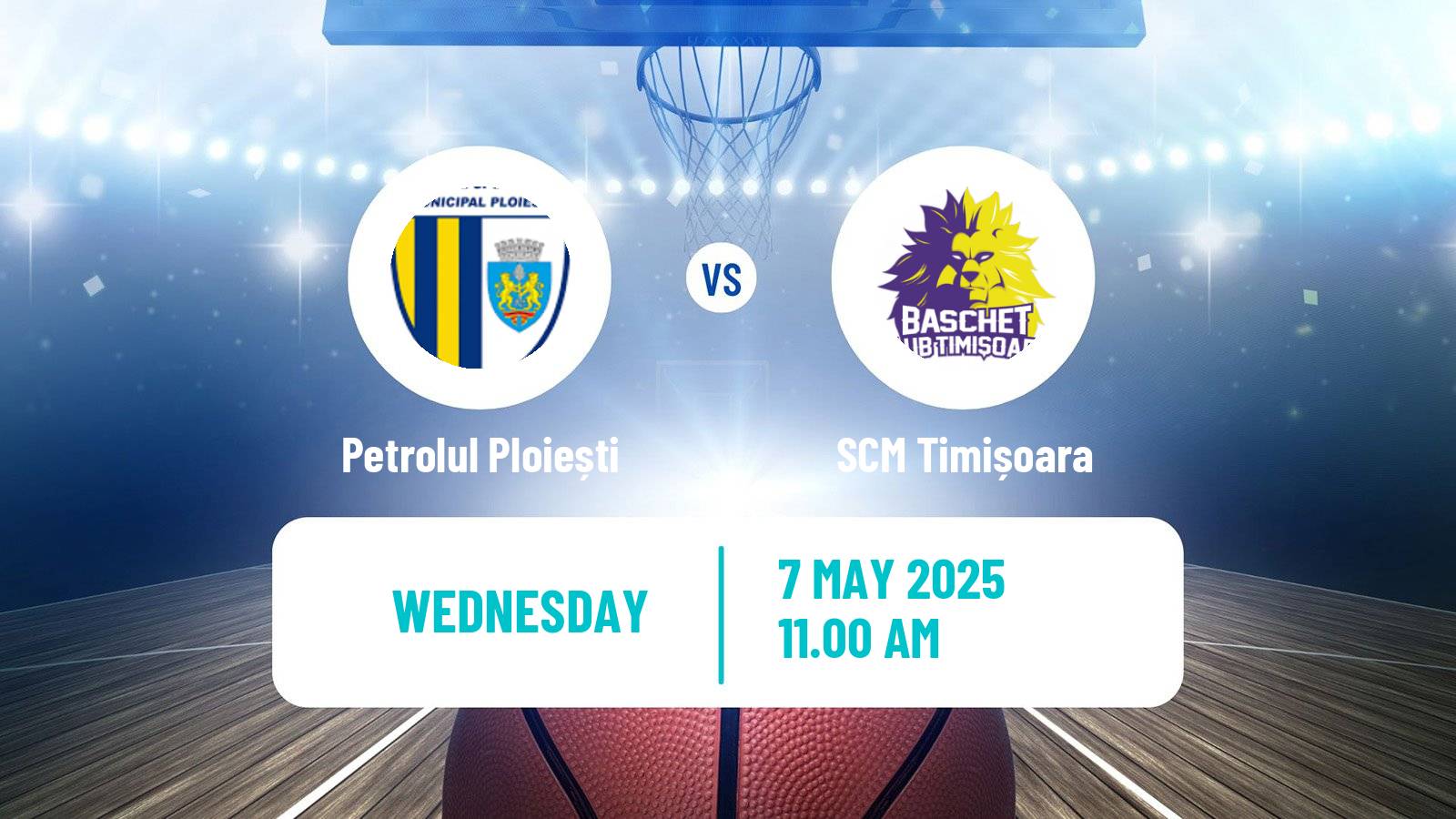 Basketball Romanian Divizia A Basketball Petrolul Ploiești - SCM Timișoara