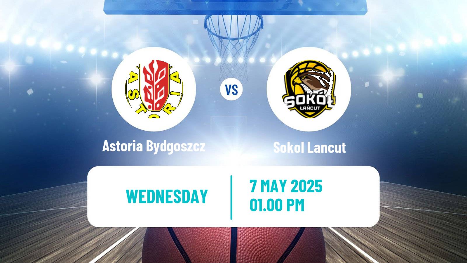 Basketball Polish 1 Liga Basketball Astoria Bydgoszcz - Sokol Lancut