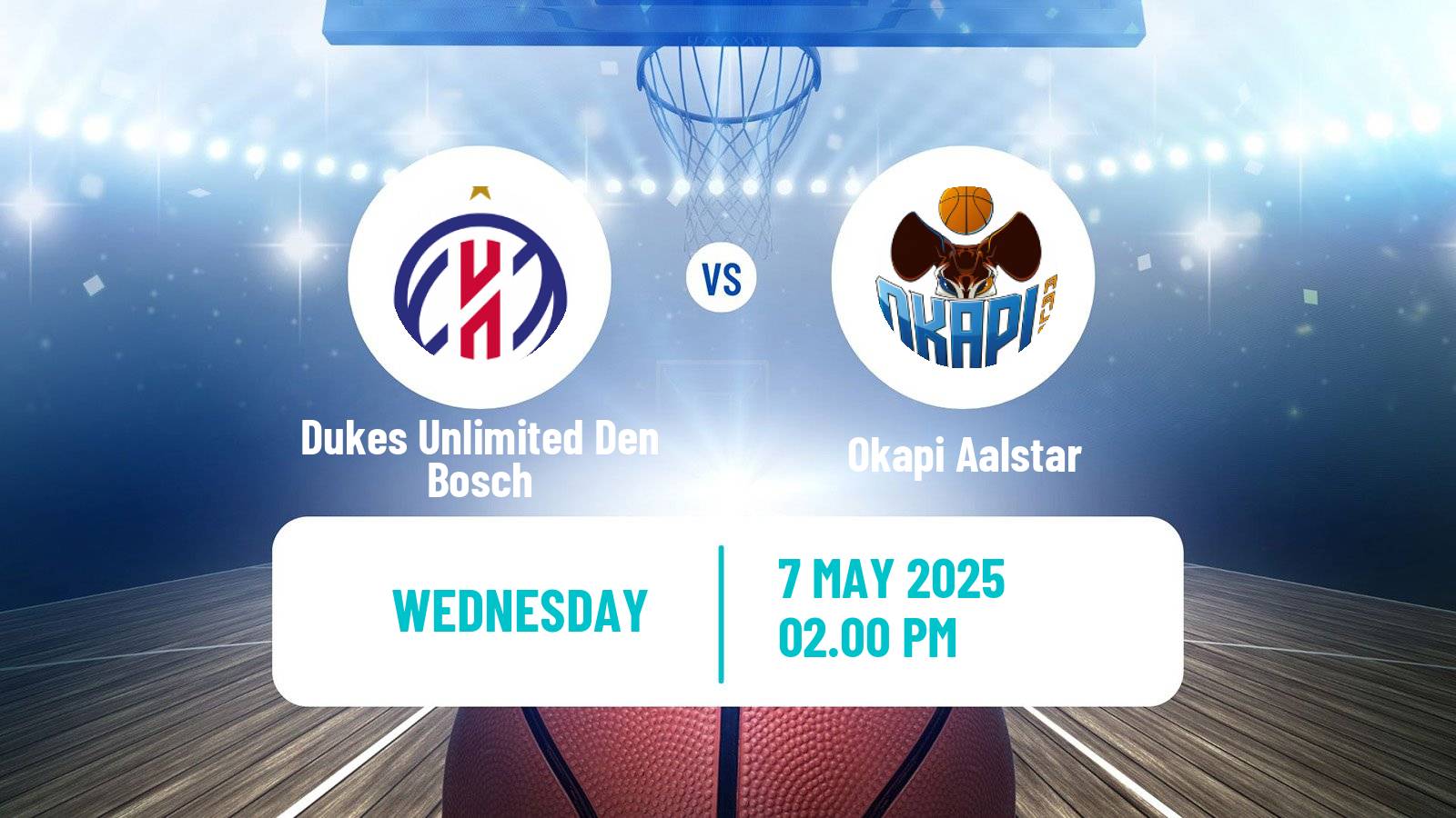 Basketball BNXT League Dukes Unlimited Den Bosch - Okapi Aalstar