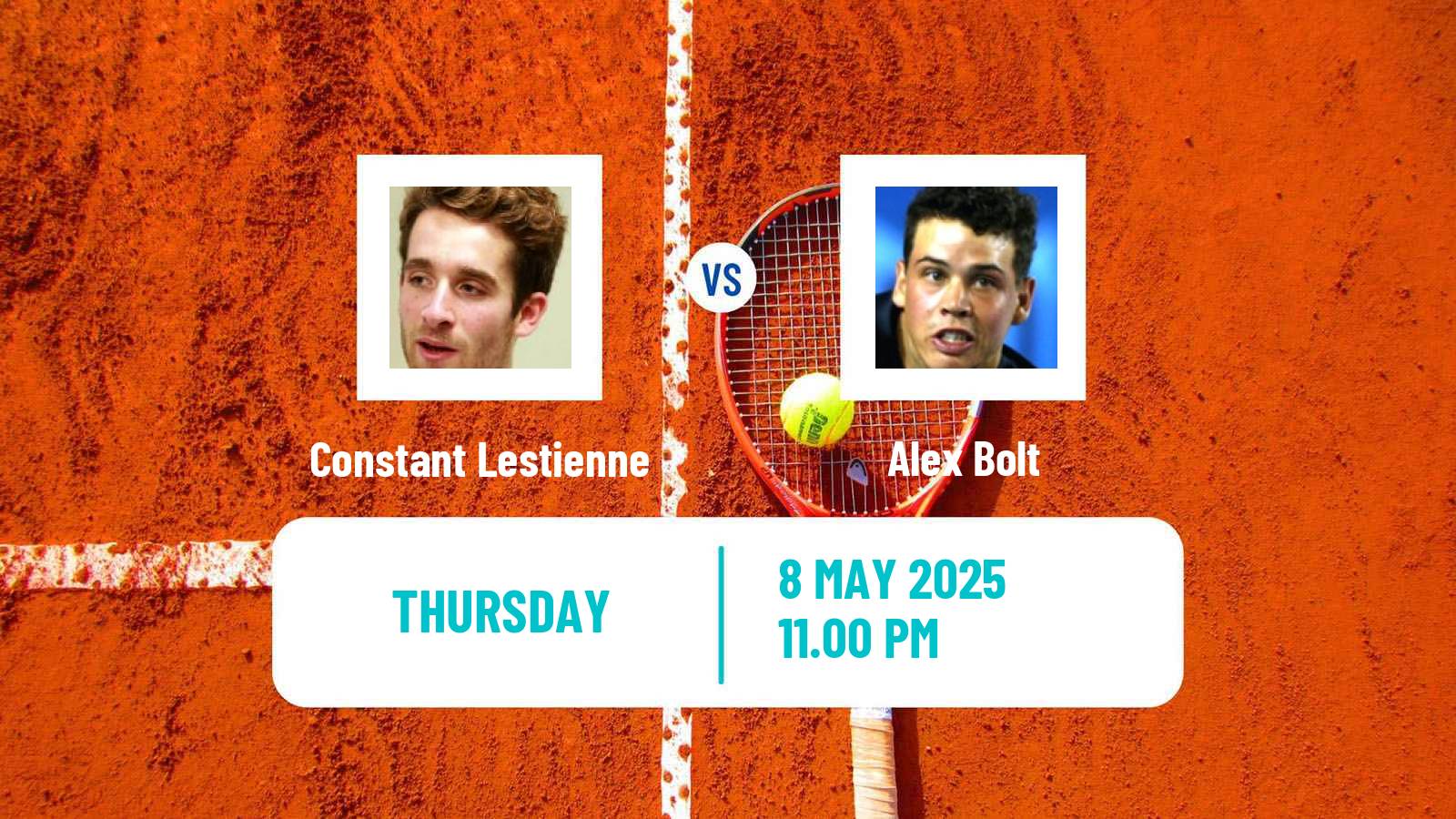 Tennis Wuxi Challenger Men Constant Lestienne - Alex Bolt