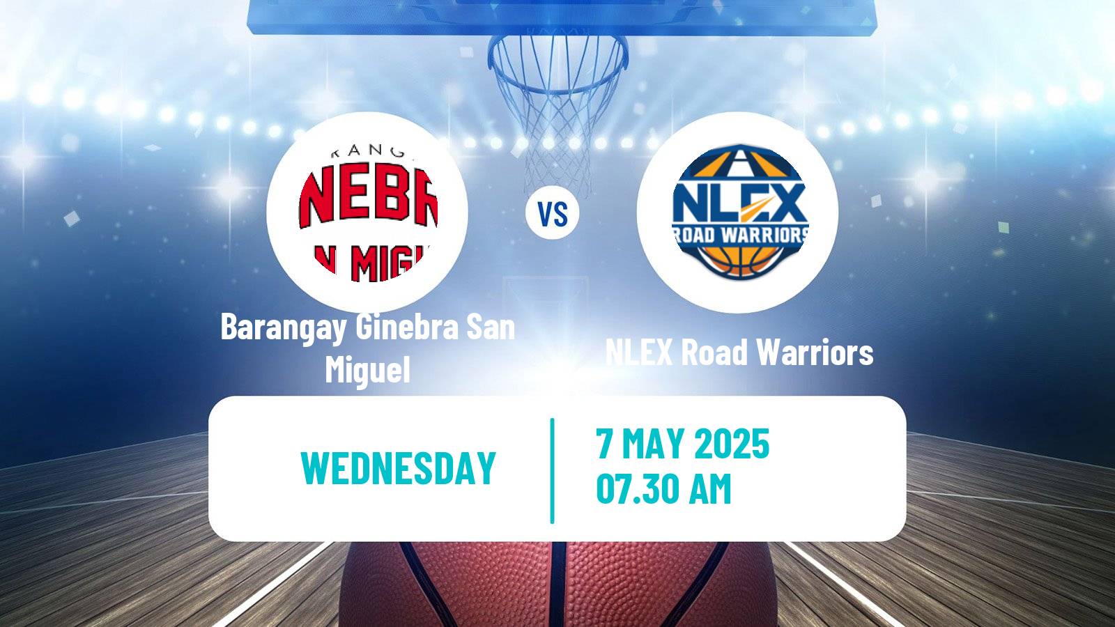 Basketball Philippines Cup Barangay Ginebra San Miguel - NLEX Road Warriors