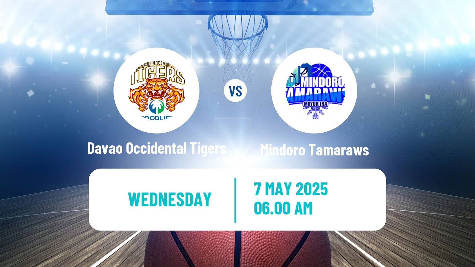 Basketball Philippines MBPL  Davao Occidental Tigers - Mindoro Tamaraws