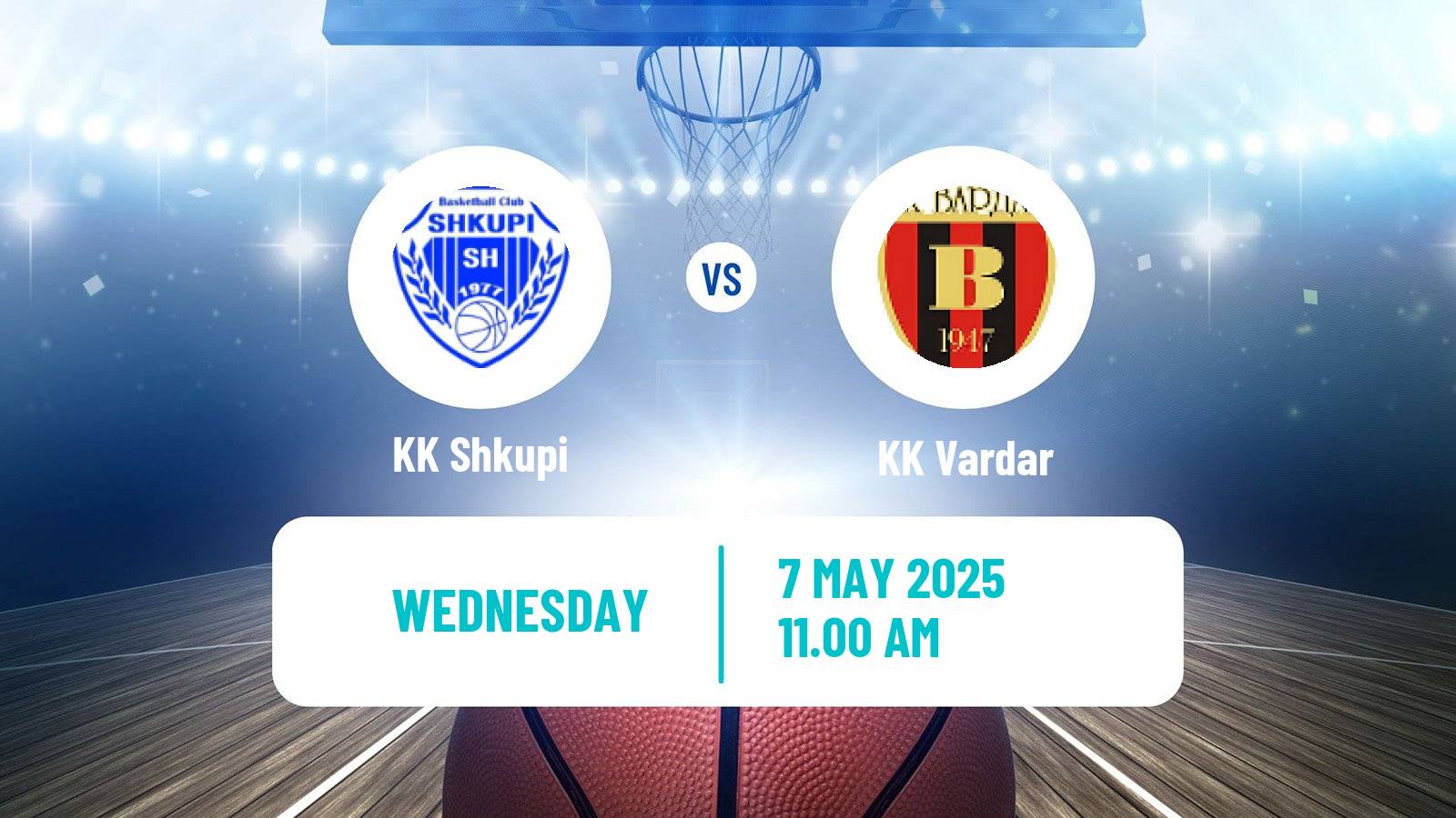 Basketball North Macedonian Prva Liga Basketball Shkupi - Vardar