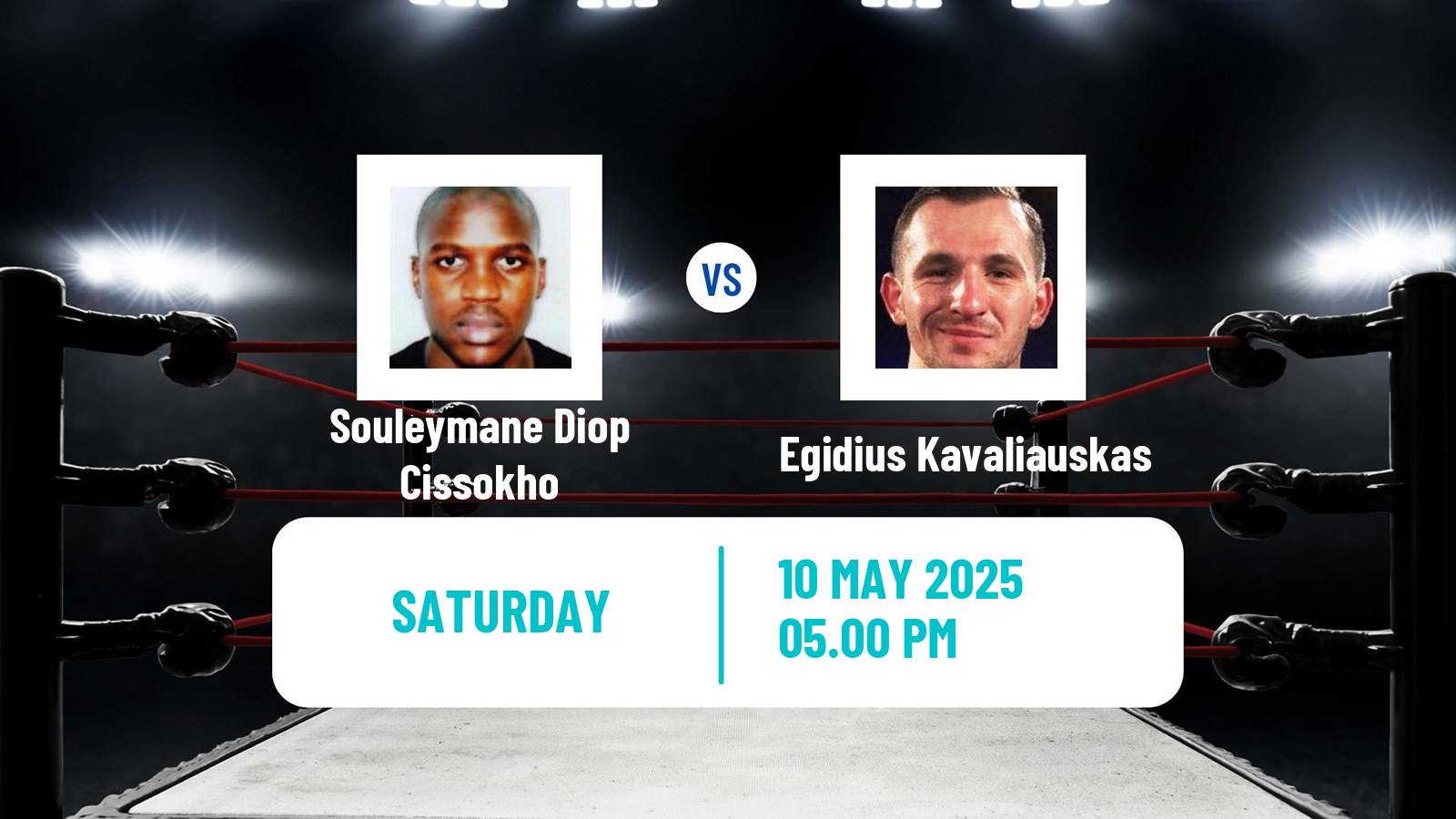 Boxing Welterweight Others Matches Men Souleymane Diop Cissokho - Egidius Kavaliauskas