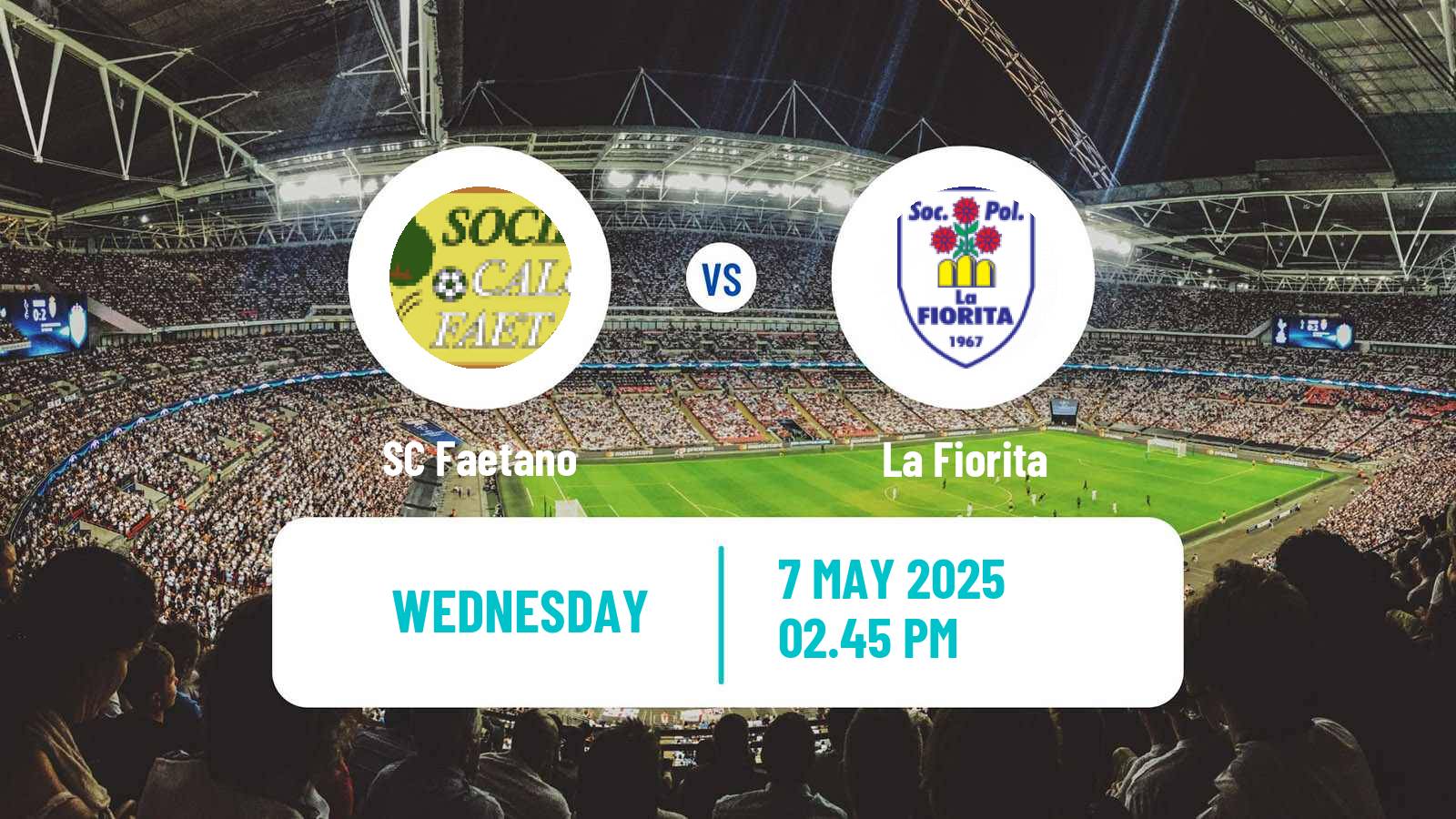 Soccer San Marino Campionato Sammarinese Faetano - La Fiorita