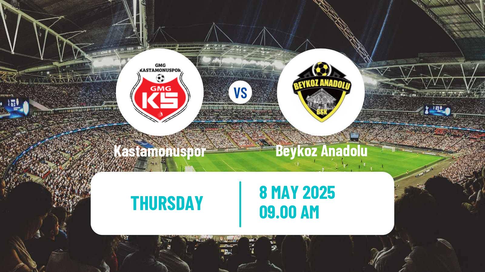 Football Turkish Second League White Group Kastamonuspor - Beykoz Anadolu