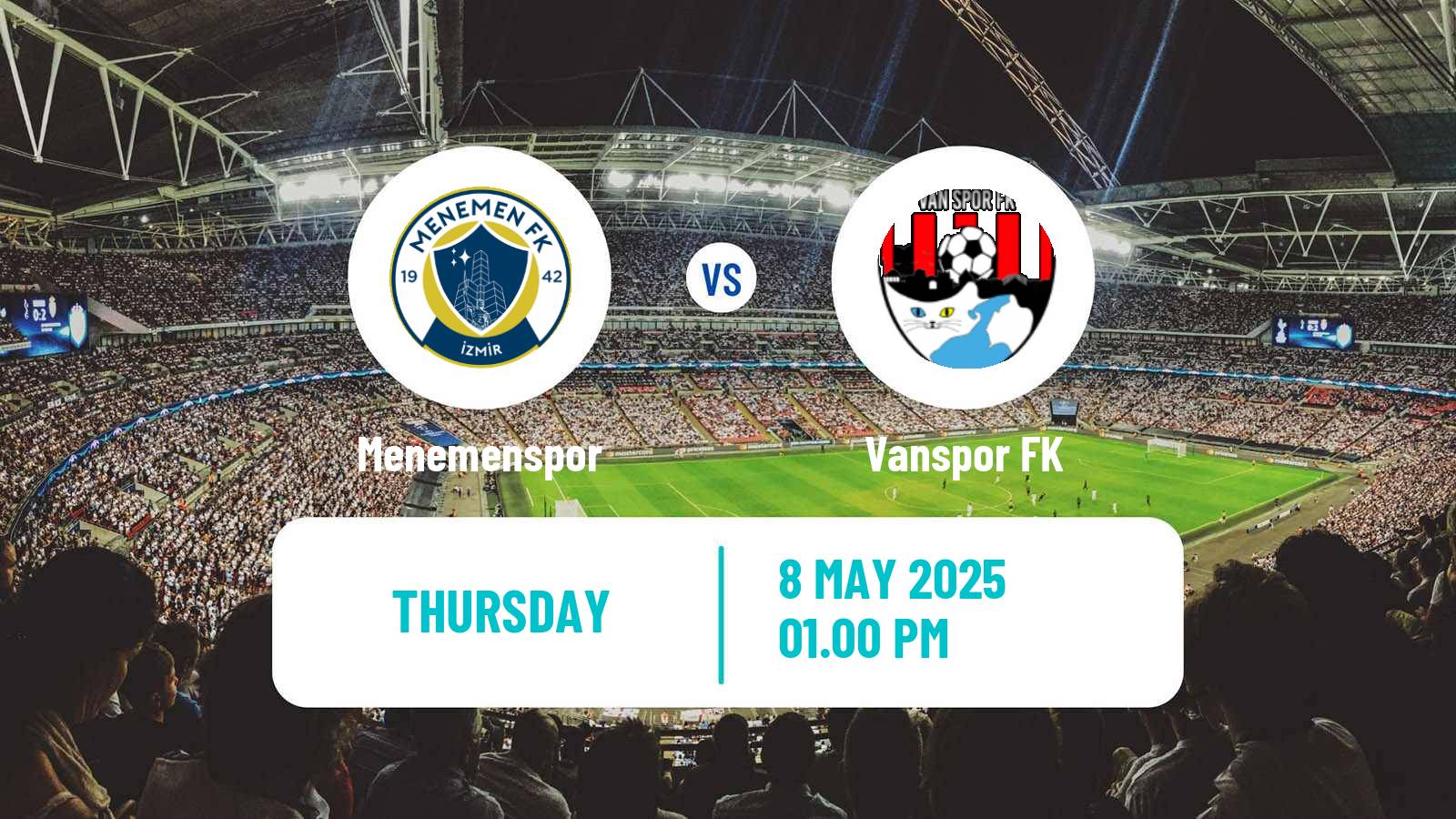 Soccer Turkish Second League White Group Menemenspor - Vanspor