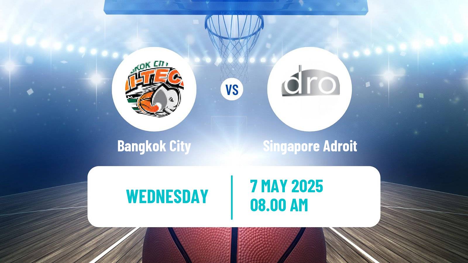 Basketball Asia Champions League Basketball Bangkok City - Singapore Adroit