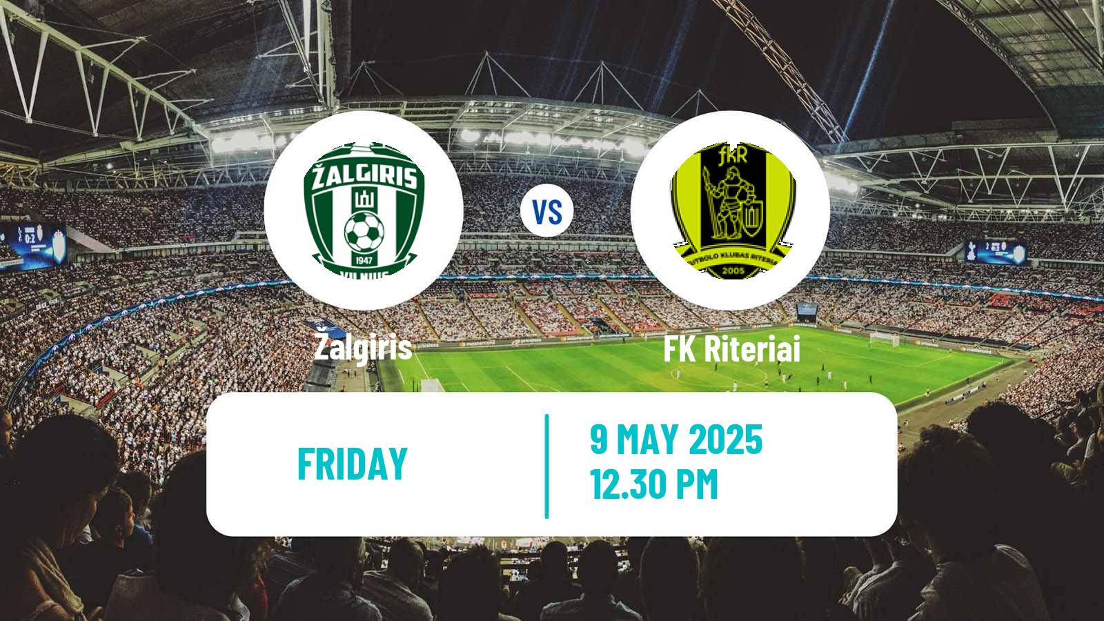 Football Lithuanian A Lyga Žalgiris - Riteriai