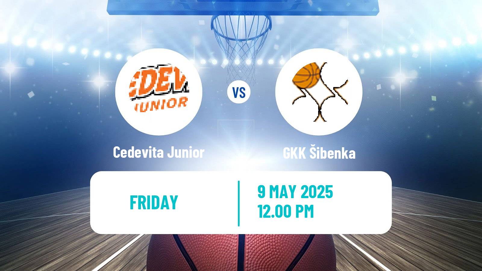 Basketball Croatian Premijer Liga Basketball Cedevita Junior - GKK Šibenka