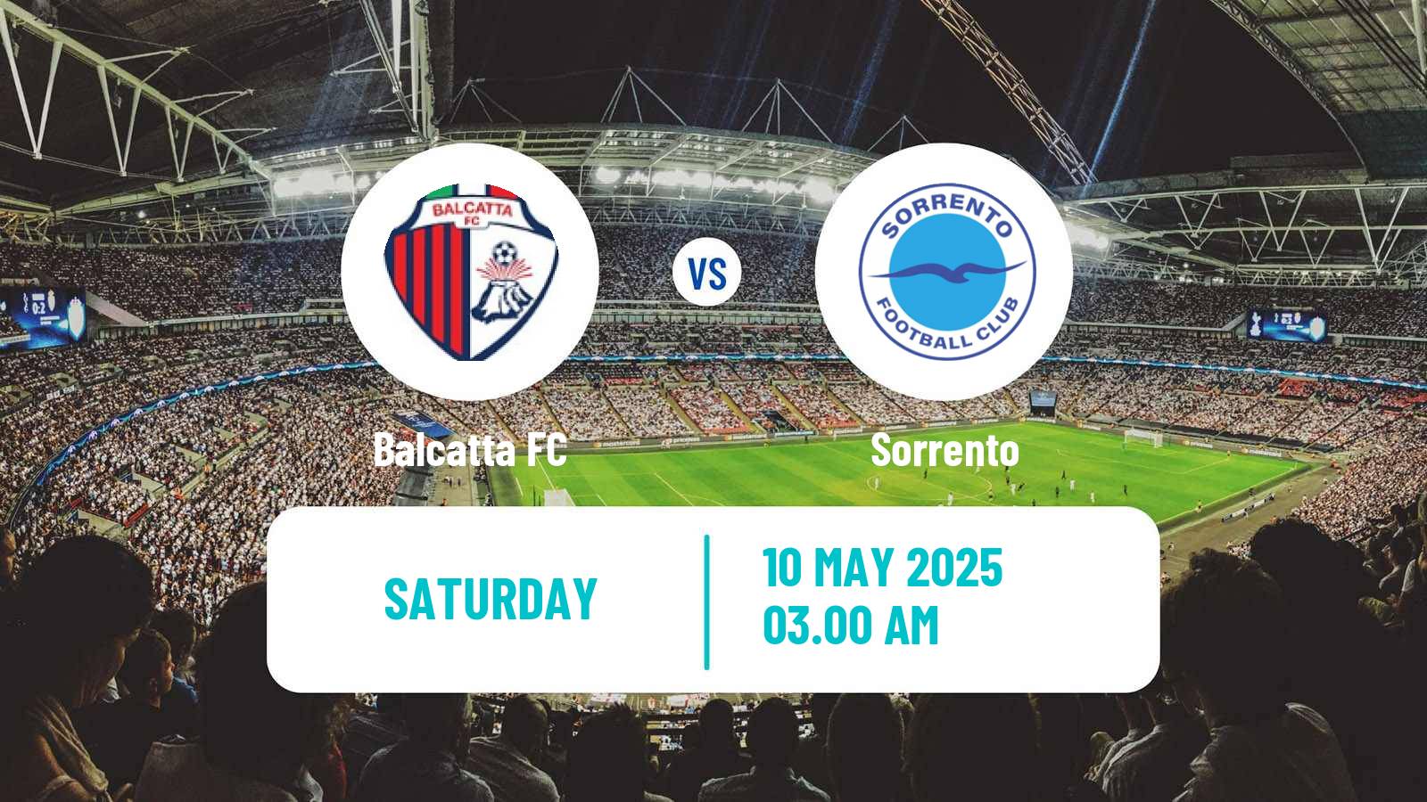 Football Australian NPL Western Australia Balcatta - Sorrento