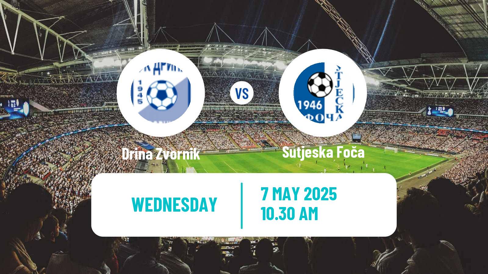 Soccer Bosnian Prva Liga RS Drina Zvornik - Sutjeska Foča