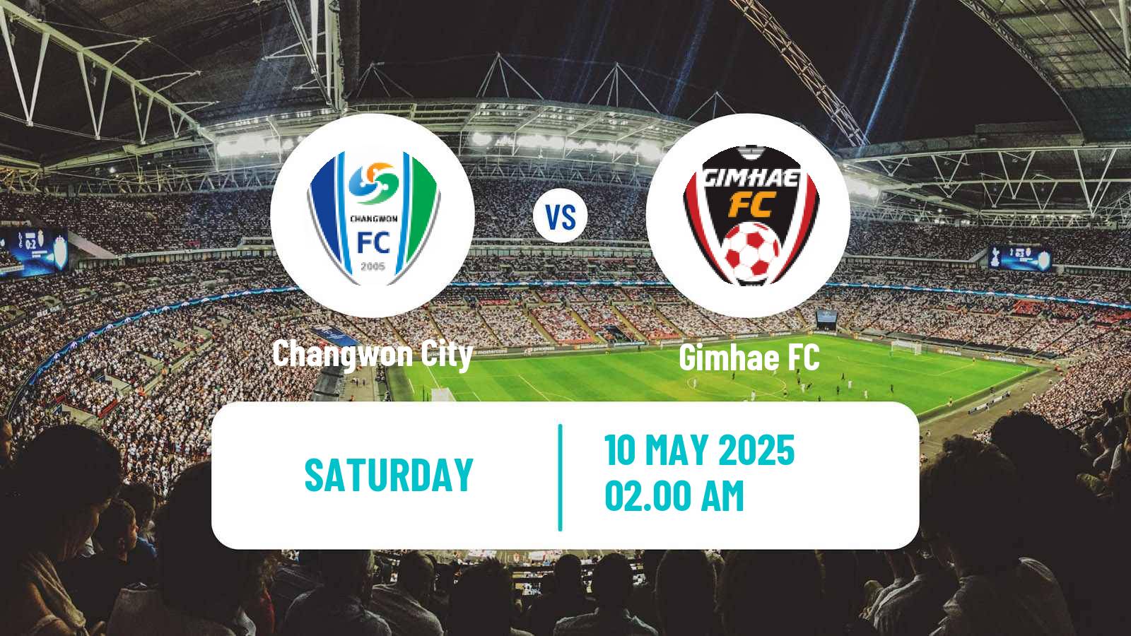 Soccer South Korean K3 League Changwon City - Gimhae