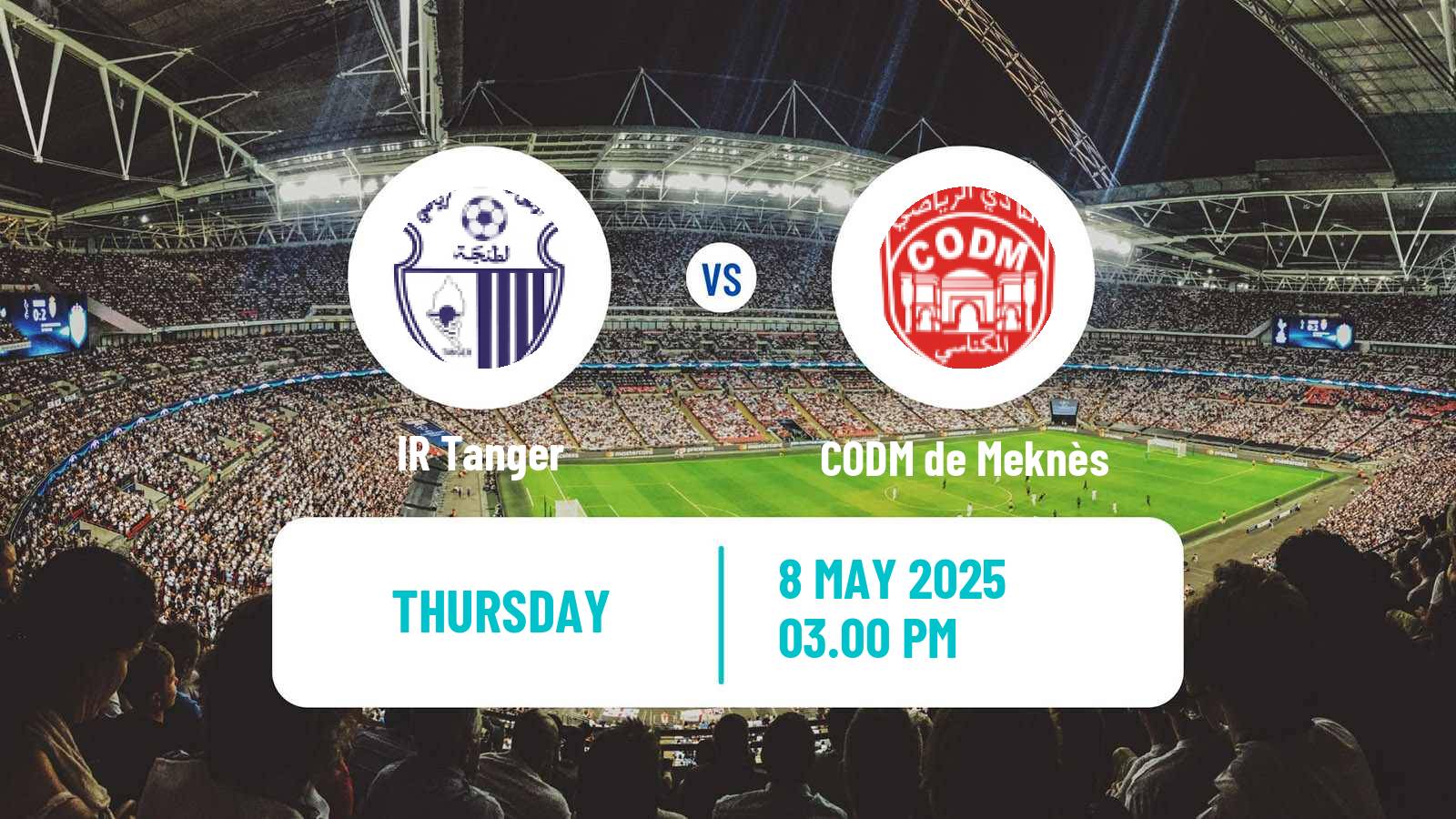 Soccer Moroccan Botola IR Tanger - CODM de Meknès