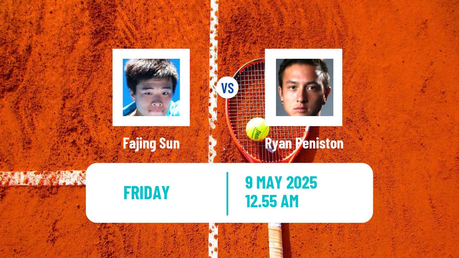 Tennis Wuxi Challenger Men Fajing Sun - Ryan Peniston