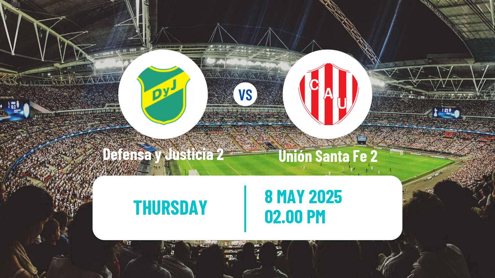 Football Argentinian Reserve League Defensa y Justicia 2 - Unión Santa Fe 2
