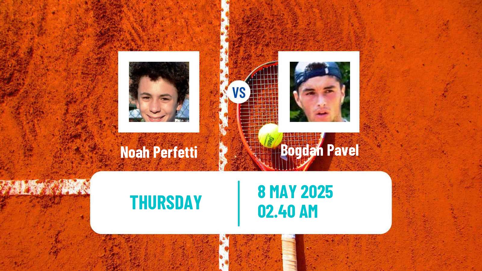 Tennis ITF M15 Bistrita Men Noah Perfetti - Bogdan Pavel