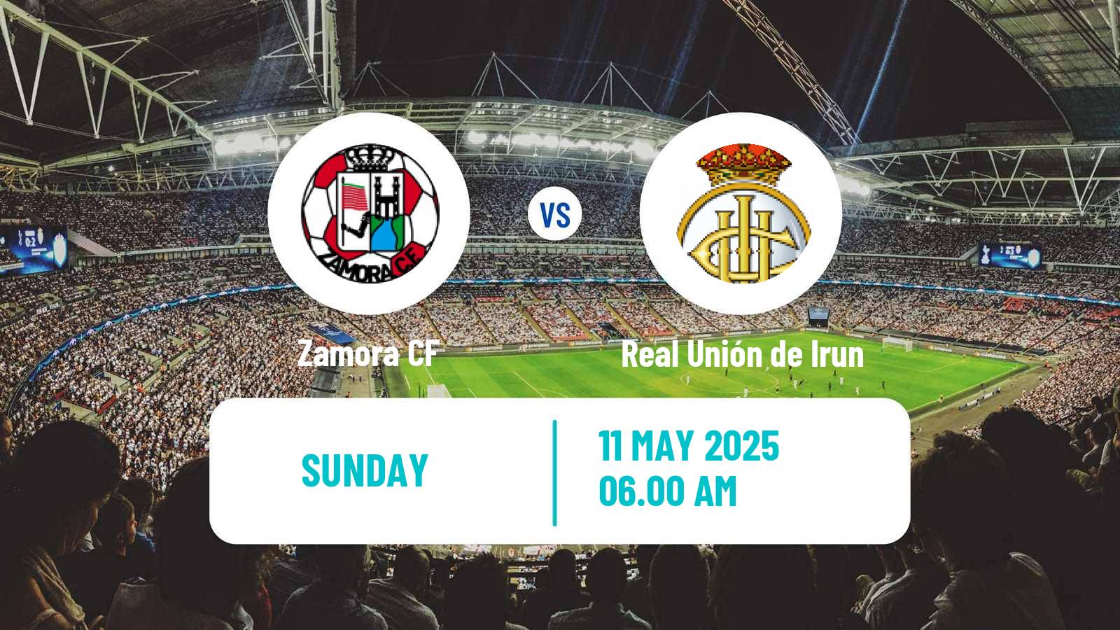 Soccer Spanish Primera RFEF Group 1 Zamora - Real Unión de Irun