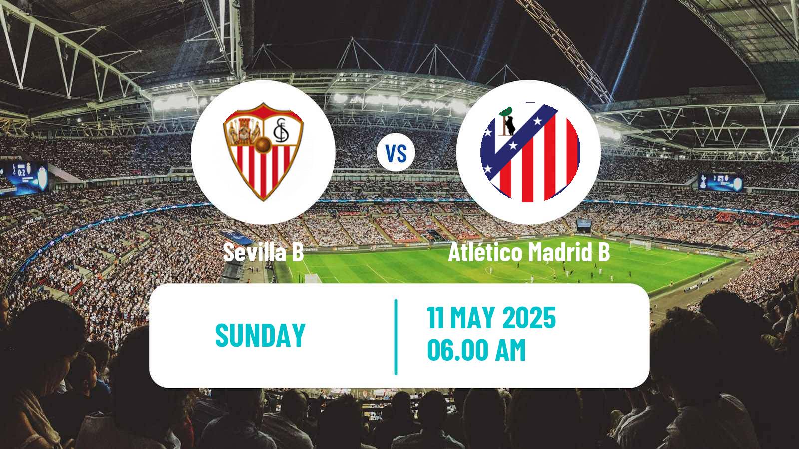 Soccer Spanish Primera RFEF Group 2 Sevilla B - Atlético Madrid B