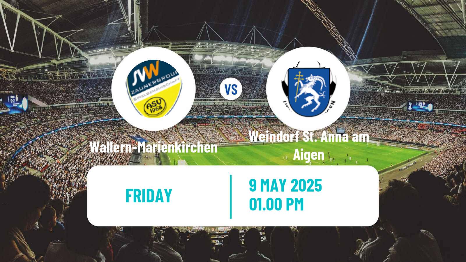 Soccer Austrian Regionalliga Central Wallern-Marienkirchen - Weindorf St. Anna am Aigen