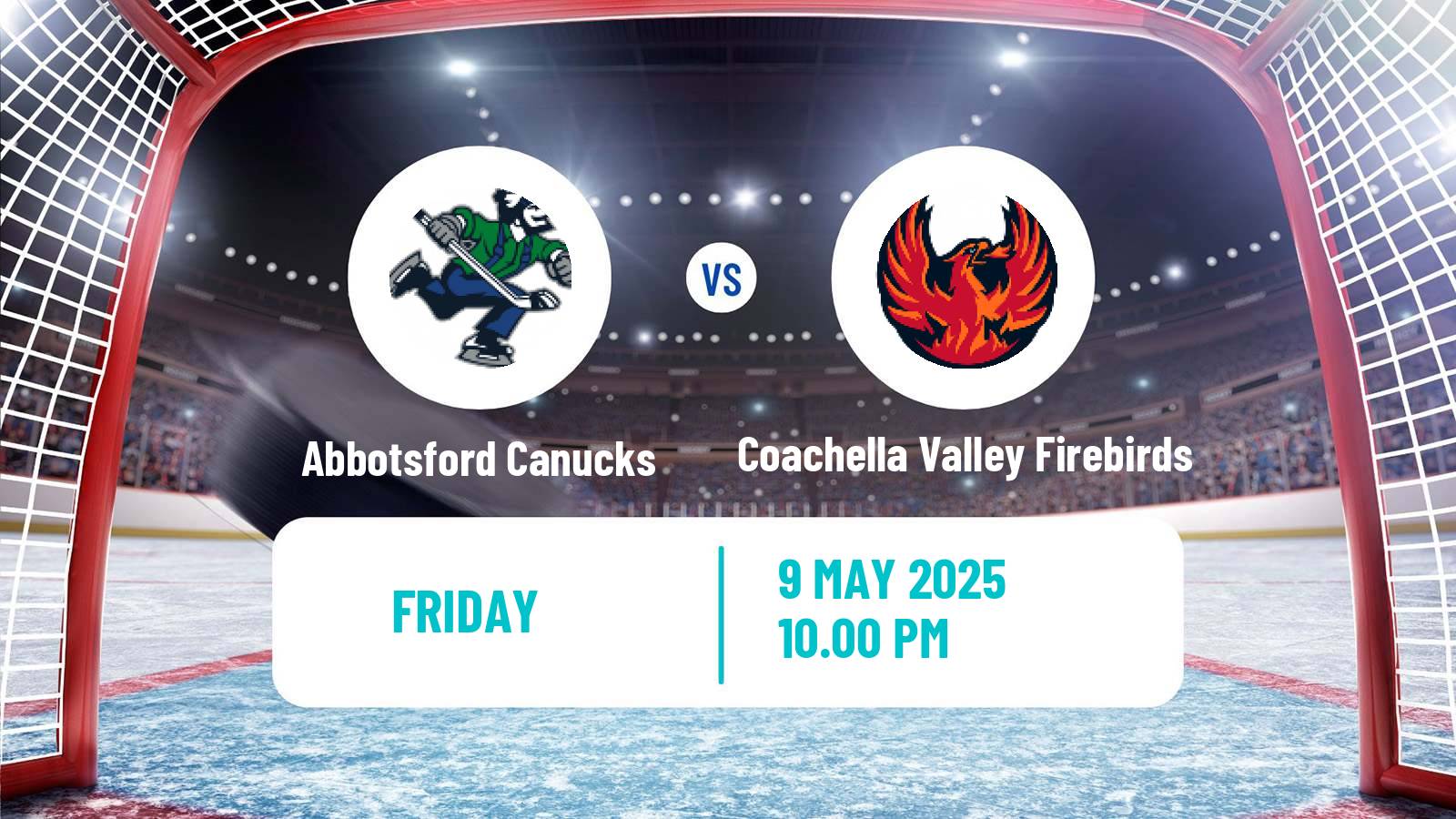 Hockey AHL Abbotsford Canucks - Coachella Valley Firebirds