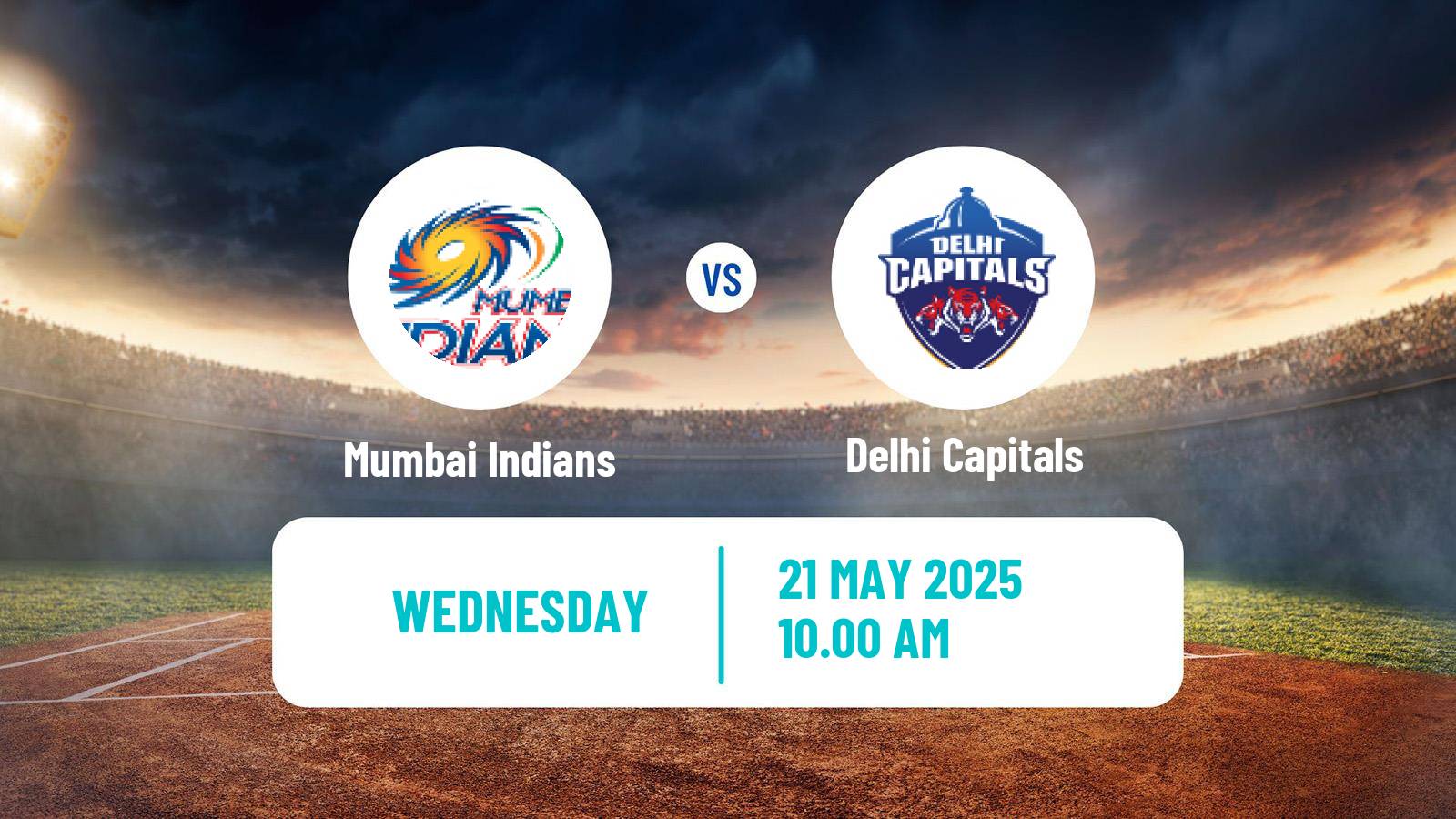 Cricket Indian Premier League Cricket Mumbai Indians - Delhi Capitals