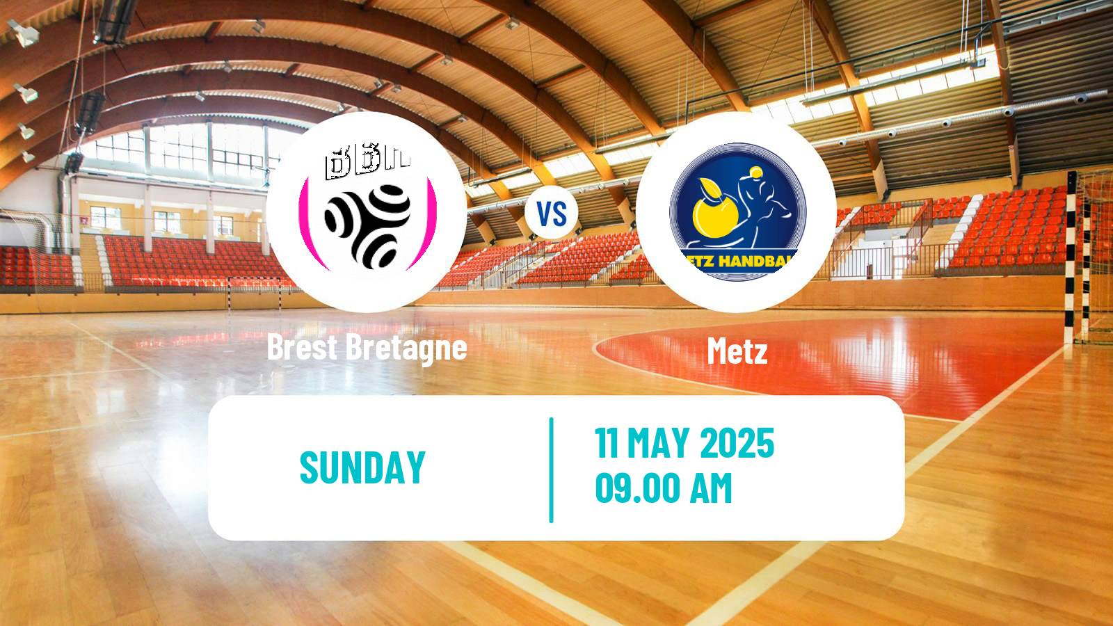 Handball French Division 1 Handball Women Brest Bretagne - Metz