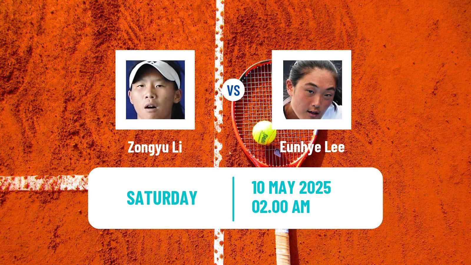 Tennis ITF W35 Goyang 2 Women Zongyu Li - Eunhye Lee