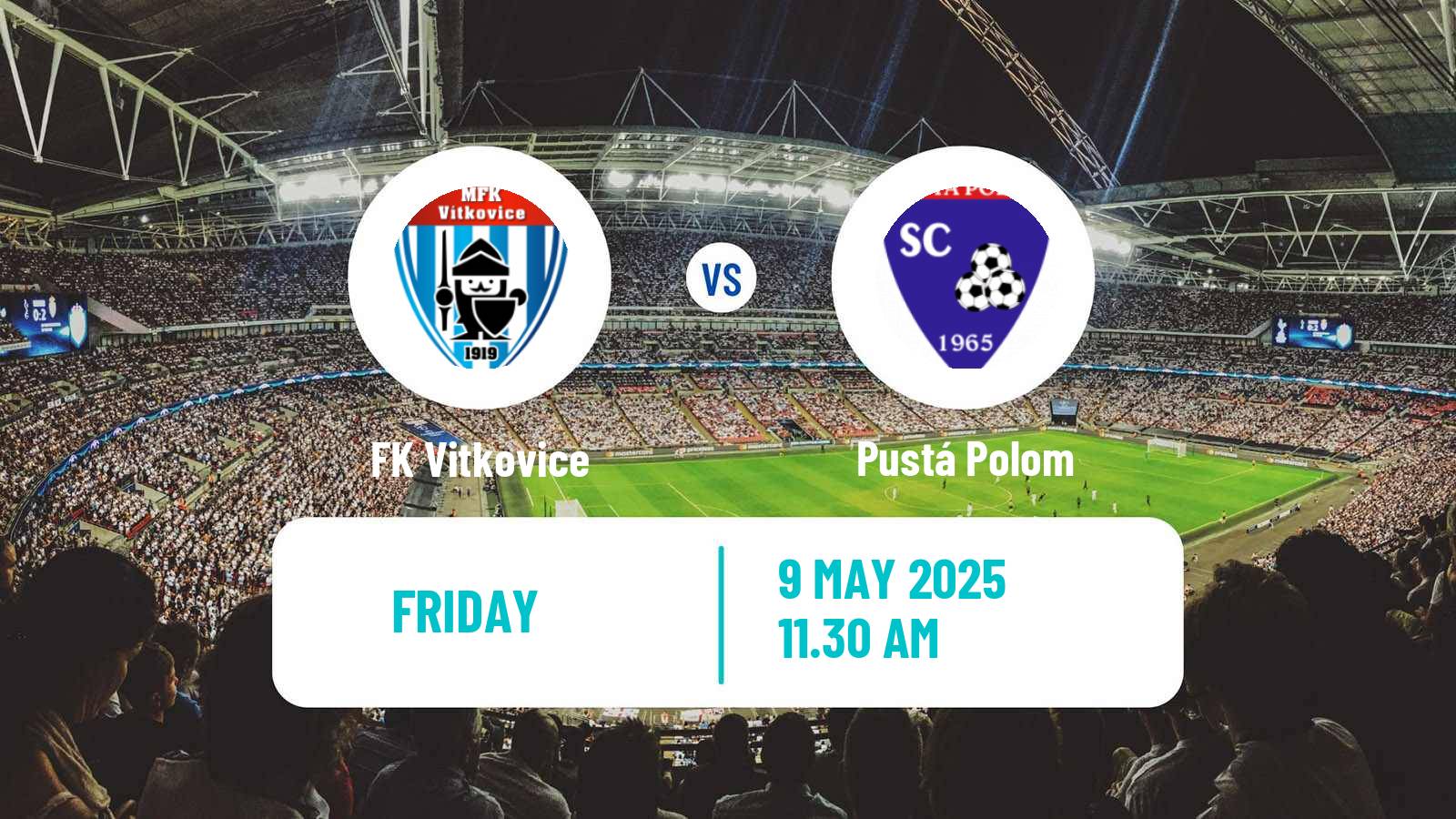Soccer Czech Division F Vitkovice - Pustá Polom