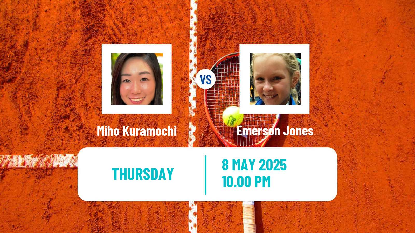 Tennis ITF W35 Fukuoka Women Miho Kuramochi - Emerson Jones