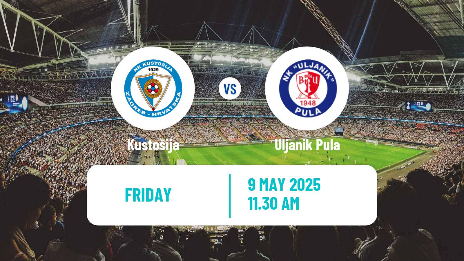 Soccer Croatian Druga NL Kustošija - Uljanik Pula