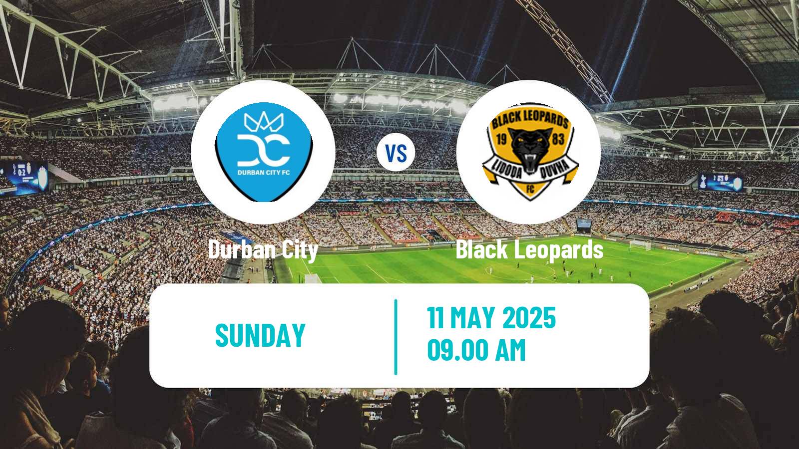 Soccer South African First Division Durban City - Black Leopards
