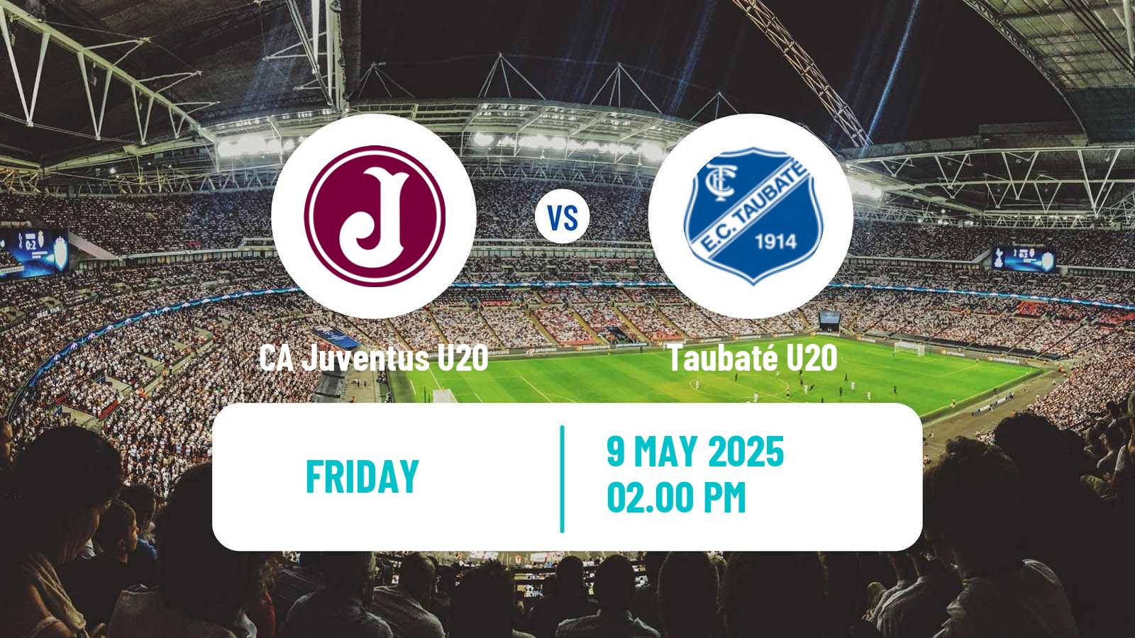 Soccer Brazilian Paulista U20 CA Juventus U20 - Taubaté U20