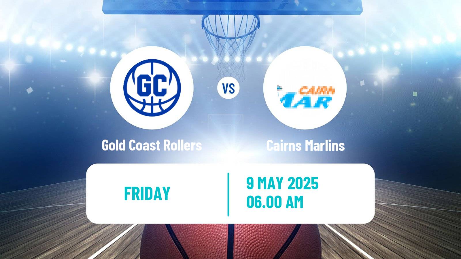 Basketball Australian NBL1 North Gold Coast Rollers - Cairns Marlins
