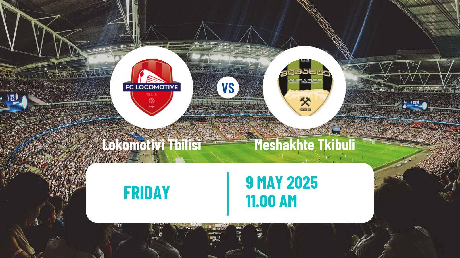 Soccer Georgian Erovnuli Liga 2 Lokomotivi Tbilisi - Meshakhte Tkibuli