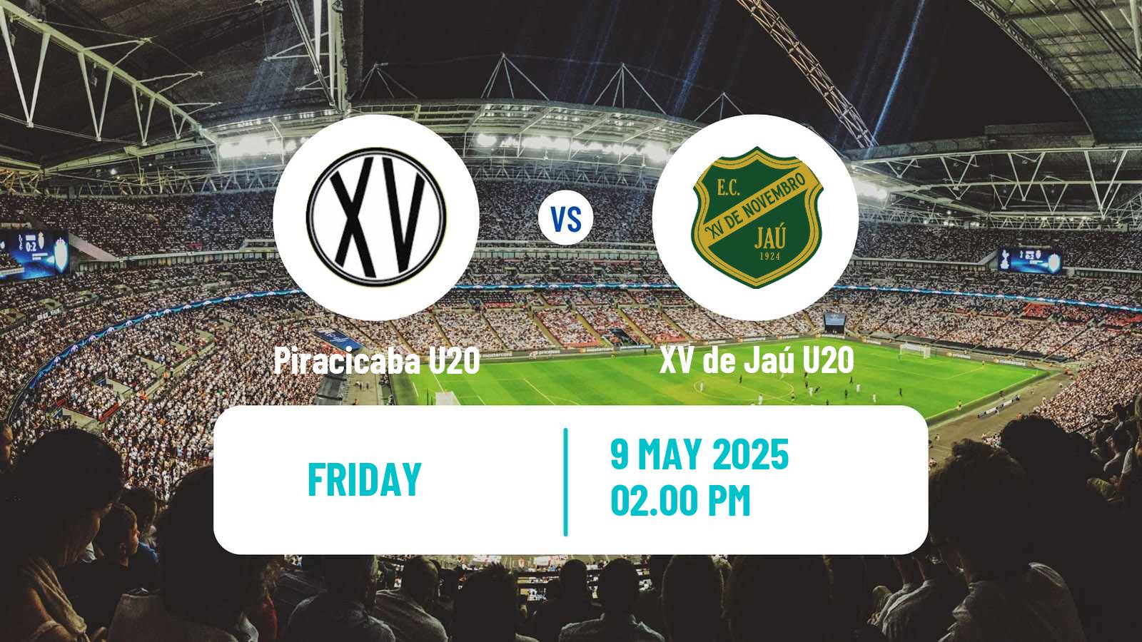 Soccer Brazilian Paulista U20 Piracicaba U20 - XV de Jaú U20