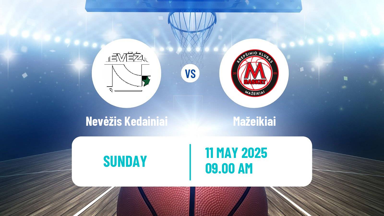 Basketball Lietuvos Krepsinio Lyga Nevėžis Kedainiai - Mažeikiai