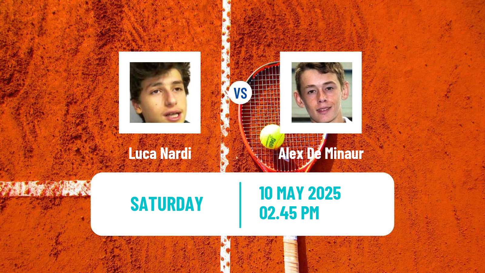 Tennis ATP Roma Luca Nardi - Alex De Minaur