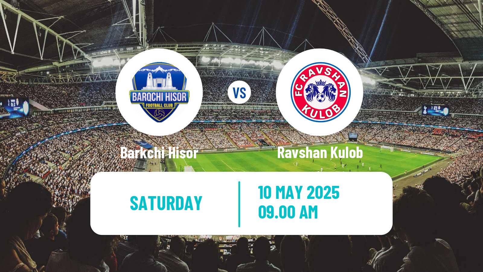 Soccer Tajik League Barkchi Hisor - Ravshan Kulob