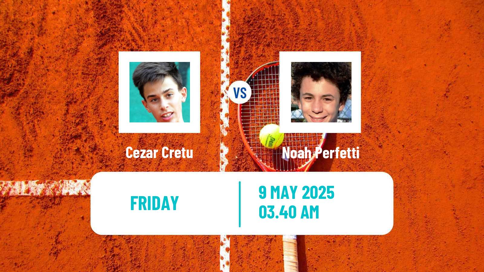 Tennis ITF M15 Bistrita Men Cezar Cretu - Noah Perfetti