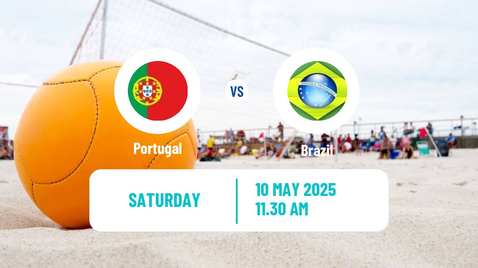 Beach soccer World Cup Portugal - Brazil