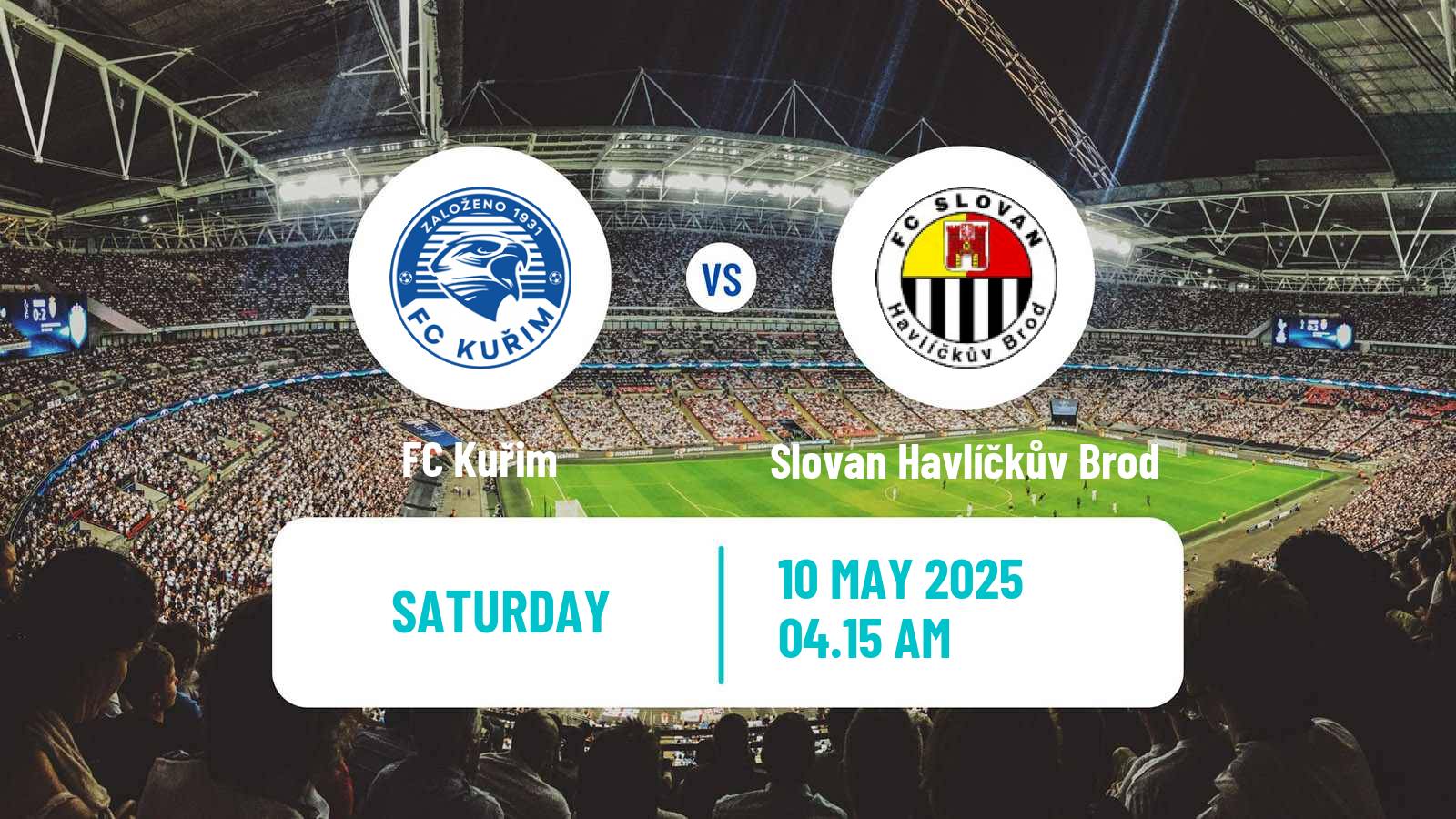 Soccer Czech Division D Kuřim - Slovan Havlíčkův Brod