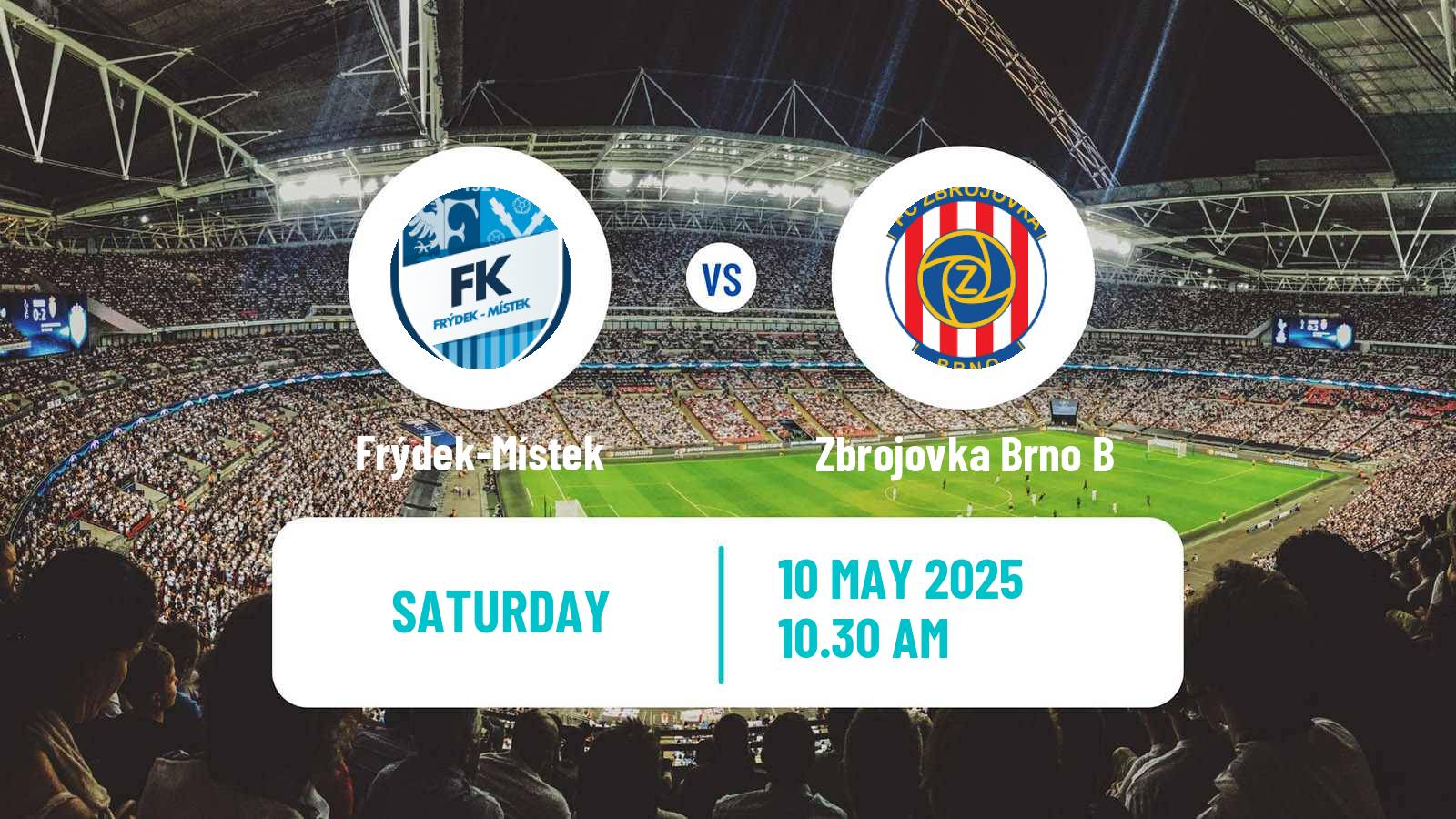 Soccer Czech MSFL Frýdek-Místek - Zbrojovka Brno B