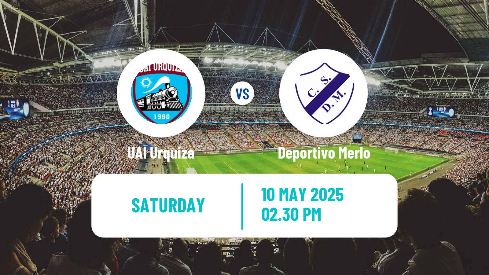 Soccer Argentinian Primera B UAI Urquiza - Deportivo Merlo
