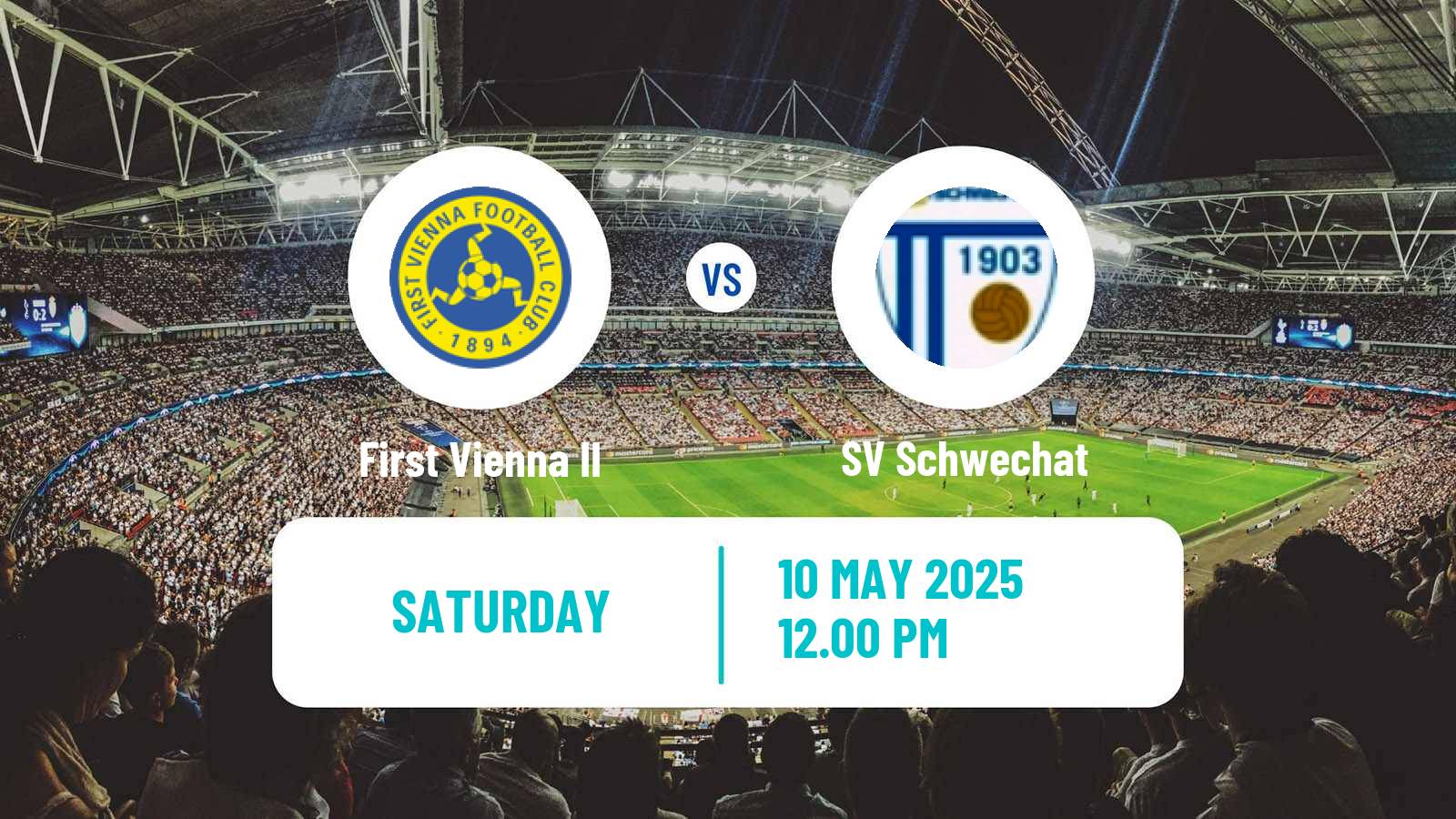 Football Austrian Landesliga Wien First Vienna II - Schwechat