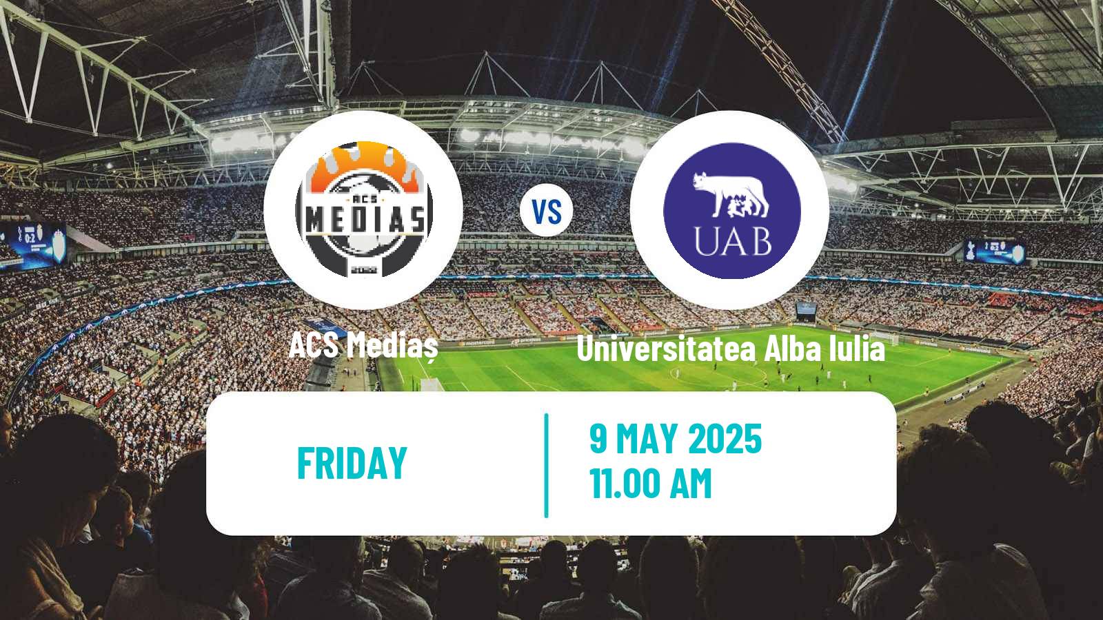 Football Romanian Liga 3 - Seria 7 ACS Mediaș - Universitatea Alba Iulia