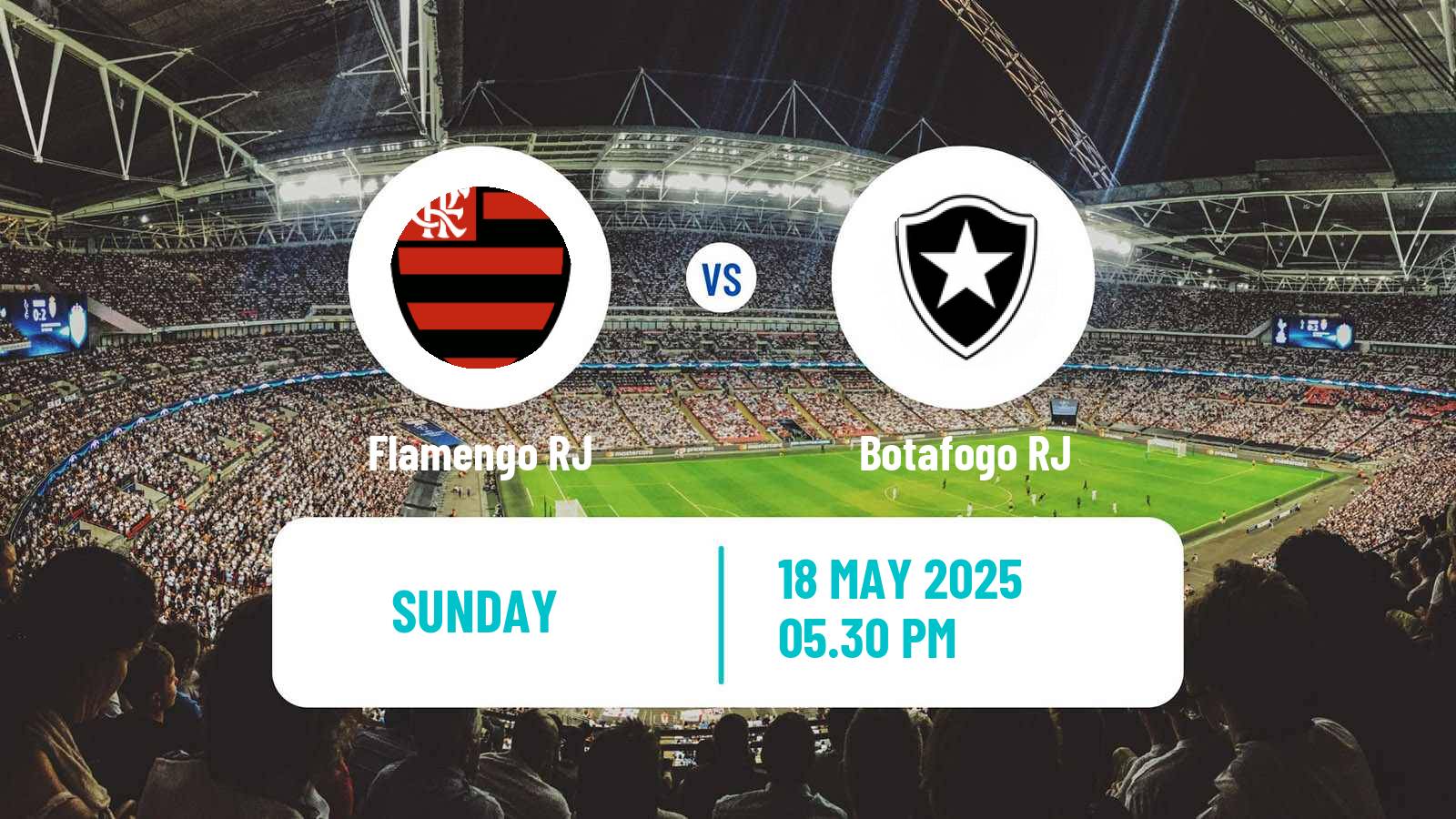 Soccer Brazilian Serie A Flamengo - Botafogo RJ