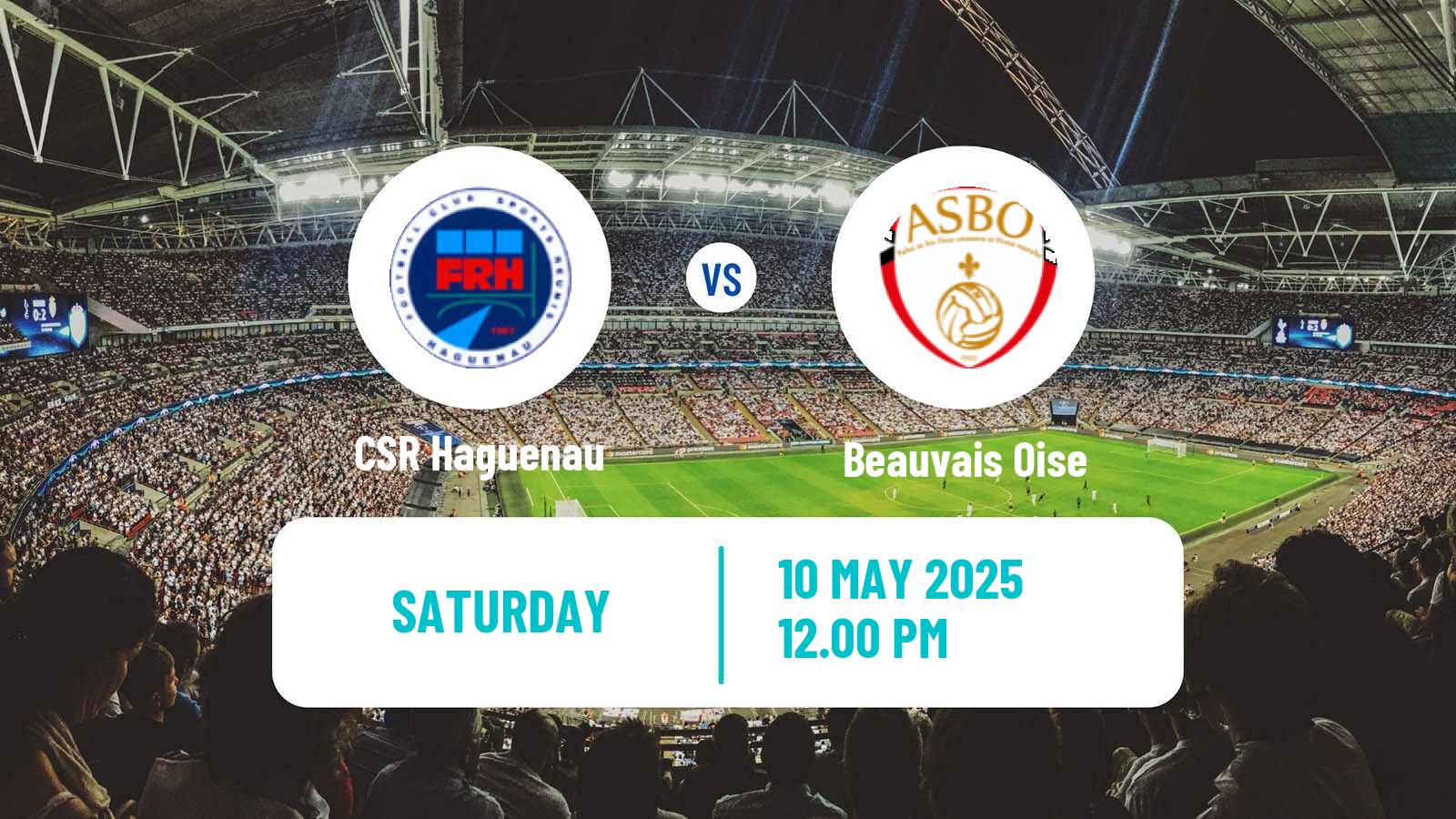 Soccer French National 2 - Group C Haguenau - Beauvais Oise