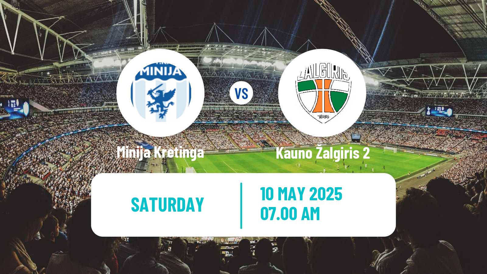 Soccer Lithuanian Division 2 Minija Kretinga - Kauno Žalgiris 2